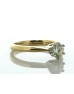 18ct Yellow Gold Single Stone Diamond Ring 0.50