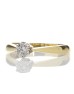 18ct Yellow Gold Single Stone Six Claw Set Diamond Ring H SI 0.25 Carats