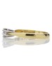 18ct Yellow Gold Single Stone Six Claw Set Diamond Ring H SI 0.25 Carats