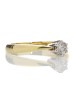 18ct Yellow Gold Single Stone Six Claw Set Diamond Ring H SI 0.25 Carats