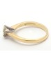 18ct Yellow Gold Single Stone Six Claw Set Diamond Ring J VS1 0.83 Carats