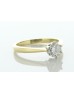 18ct Yellow Gold Single Stone Six Claw Set Diamond Ring 0.79