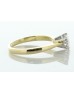 18ct Yellow Gold Single Stone Six Claw Set Diamond Ring 0.79
