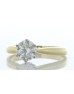 18ct Yellow Gold Single Stone LAB GROWN Diamond Ring 1.01