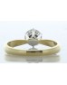18ct Yellow Gold Single Stone LAB GROWN Diamond Ring 1.01