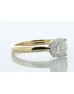 18ct Yellow Gold Single Stone Prong Set Diamond Ring 1.30