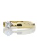 18ct Single Stone Fancy Claw Set Diamond Ring 0.20