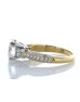18ct Yellow Gold Single Stone Claw Set With Stone Set Shoulders Diamond Ring (1.64) 2.31 Carats