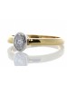 18ct Single Stone Oval Cut Diamond Ring 0.50 Carats