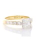 18ct Yellow Gold Single Stone Princess Cut Diamond Ring (1.00) 1.60