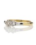 18ct Two Stone Claw Set Diamond Ring 0.33 Carats