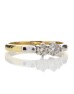 18ct Two Stone Claw Set Diamond Ring 0.33 Carats