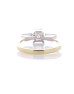 18ct Yellow Gold Three Stone Claw Set Diamond Ring (1.04) 1.54