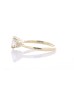 18ct Yellow Gold Three Stone Claw Set Diamond Ring (0.91) 1.27