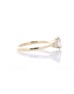 18ct Yellow Gold Three Stone Claw Set Diamond Ring (0.91) 1.27