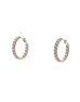 18ct Rose Gold Hoop Diamond Earring 1.58