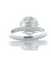 18ct White Gold Single Stone Prong Set Diamond Ring 3.01