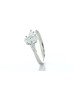18ct White Gold Three Stone Oval Cut Diamond Ring (0.70) 1.00 Carats