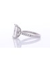 18ct White Gold Single Stone Emerald Cut With Shoulders Diamond Ring (5.01) 5.37