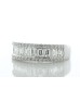 18ct White Gold Channel Set Semi Eternity Diamond Ring 1.37