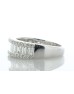 18ct White Gold Channel Set Semi Eternity Diamond Ring 1.37