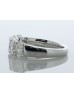 18ct White Gold Five Stone Oval Cut Diamond Ring 2.10