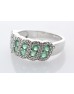 Silver Emerald Ring Carats