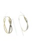 14ct Yellow Gold 'Infinity' Diamond Hoop Earring 0.25