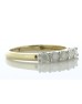 9ct Yellow Gold Five Stone Diamond Ring 0.50