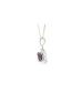 9ct Yellow Gold Diamond And Garnet Pendant (G0.75) 0.11