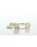 9ct Yellow Gold Vintage Alhambra Gold And Mother-Of-Pearl Bracelet