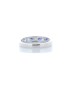 9ct White Gold Channel Set Semi Eternity Diamond And Sapphire Ring (S0.30) 0.25 Carats