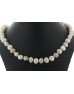 18 inch Baroque Shaped Freshwater Cultured 8.0 - 8.5mm Pearl Necklace With Brass Clasp